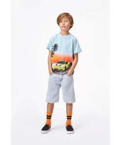 Molo Kids T Shirts> Rasmus Ocean Drive Organic Cotton T Shirt
