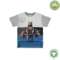 Molo Kids T Shirts> Rasmus Strong And Stronger T Shirt