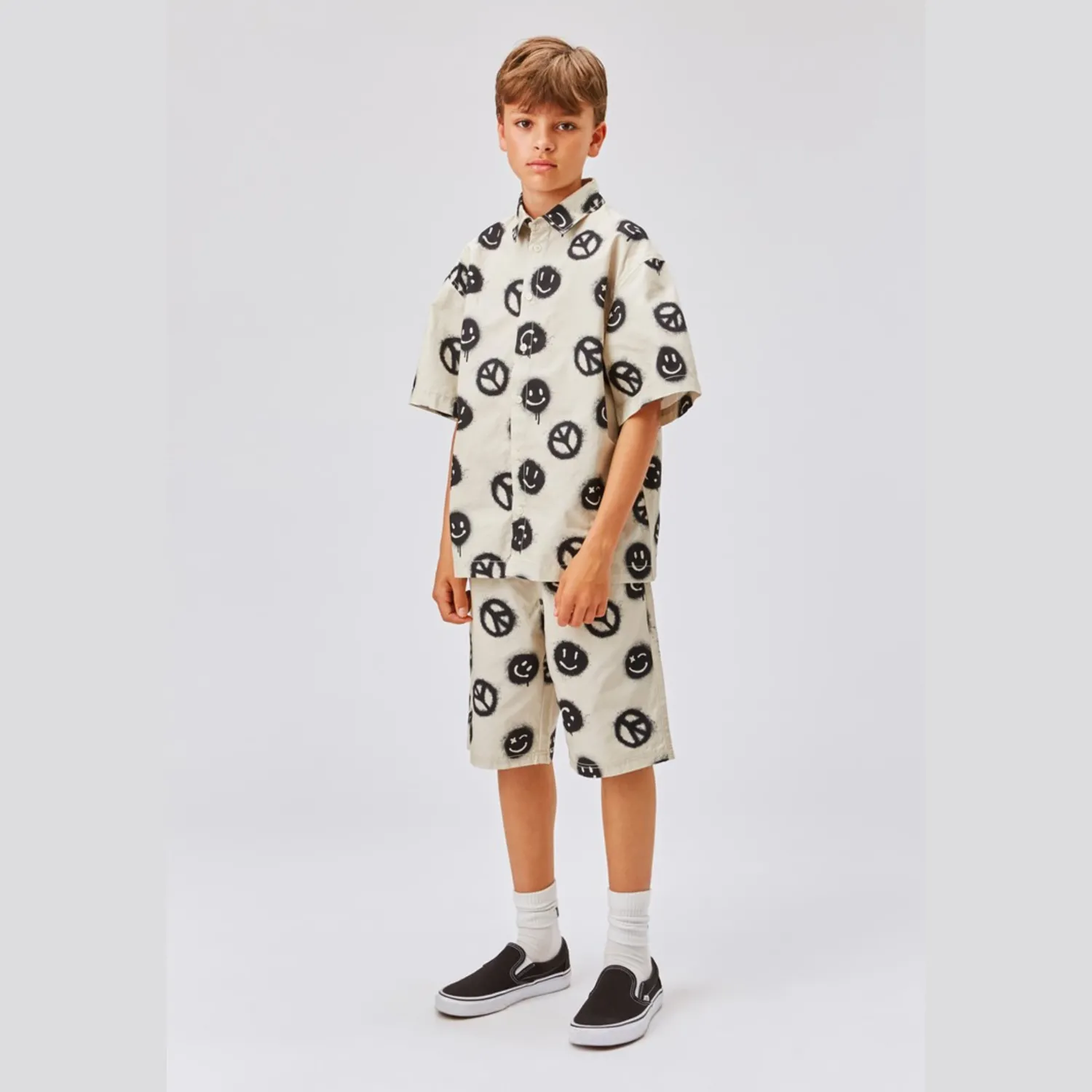 Molo Kids Shirts> Richie Peace Smile Shirt