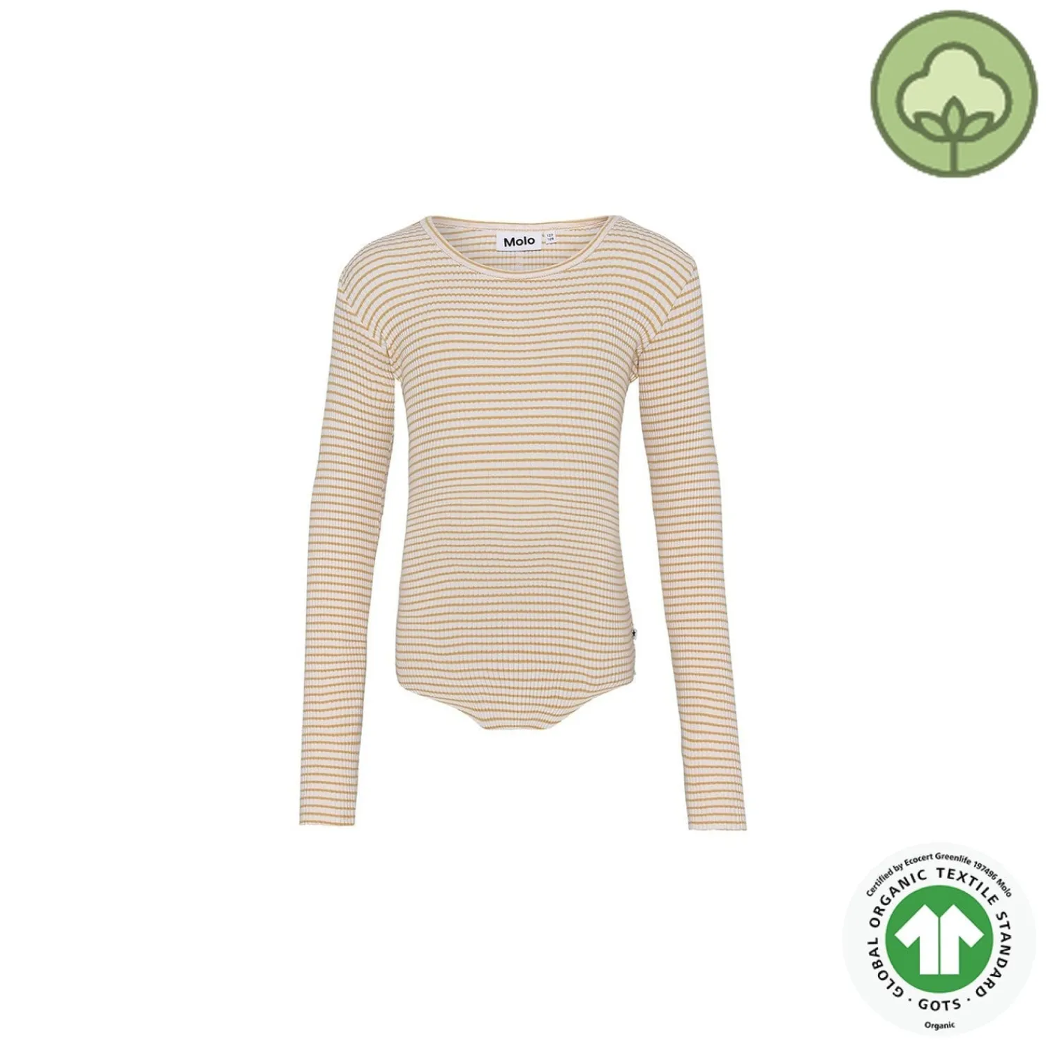 Molo Kids Blouses> Rochelle White Yellow Stripe