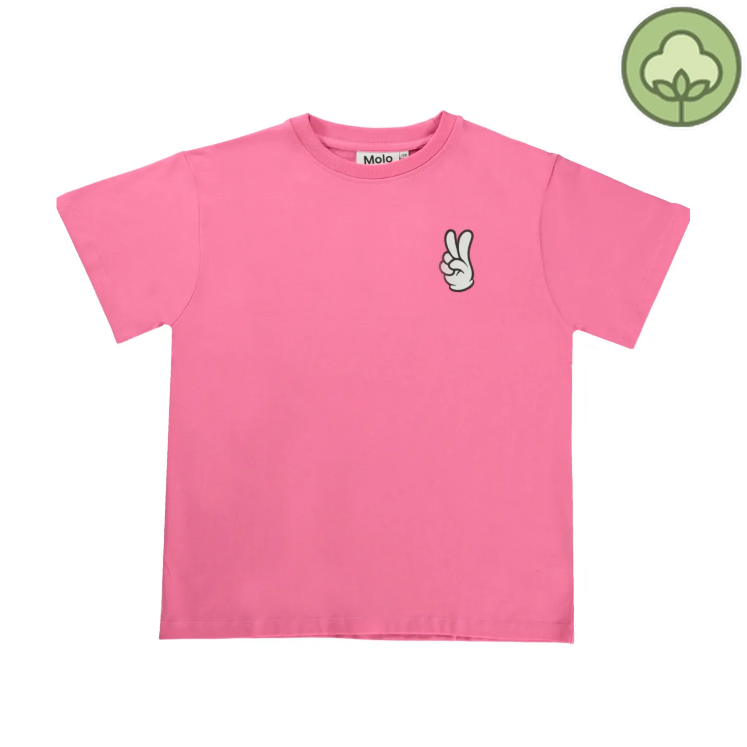 Molo Kids Long Sleeve T Shirts> Rodney Bubblegum Pink Unisex T Shirt