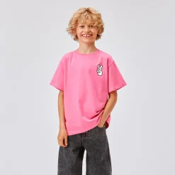 Molo Kids Long Sleeve T Shirts> Rodney Bubblegum Pink Unisex T Shirt