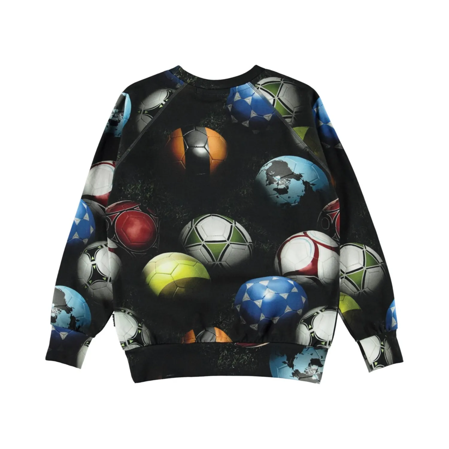 Molo Kids Long Sleeve T Shirts> Romeo World Football Long Sleeve T Shirt