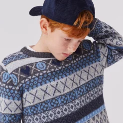 Molo Kids Hats> Skill Galaxy Blue Hat