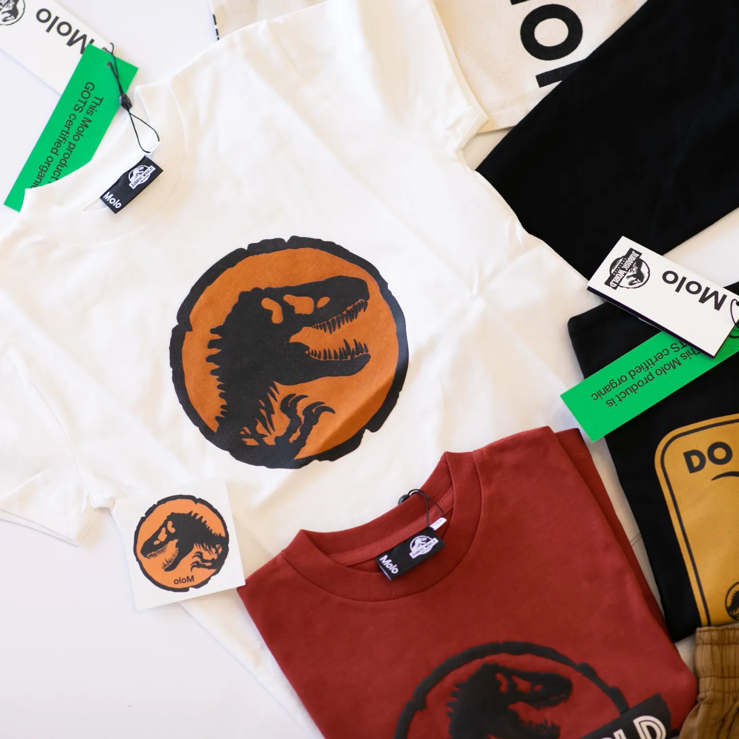 Molo Kids T Shirts>Molo X Jurassic World Kids Roxo Jurassic World T Shirt