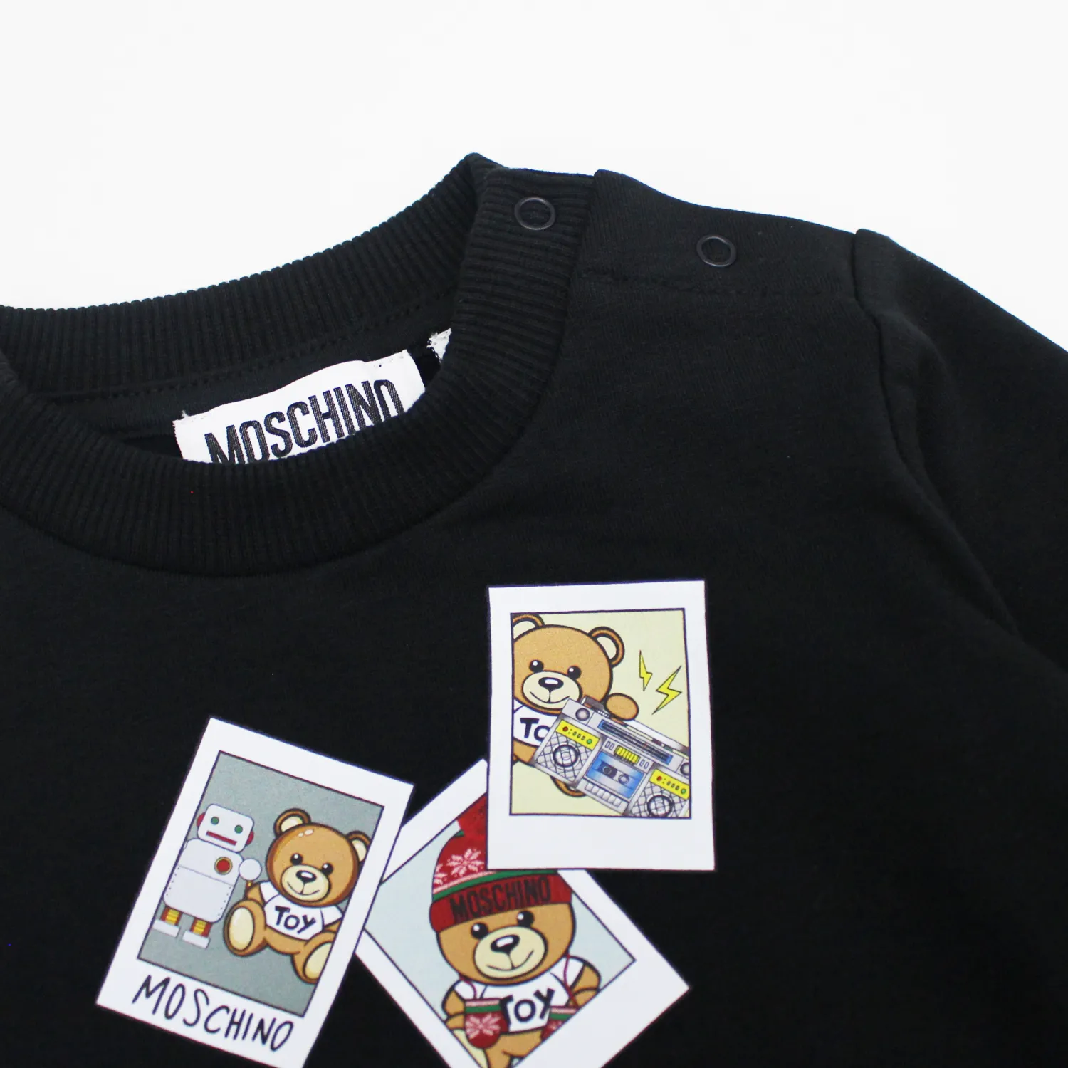 Moschino Sweatshirts> Baby Bear Camera Sweatshirt