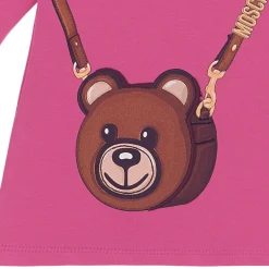 Moschino Dresses> Baby Long Sleeve With Bear Bag Dress