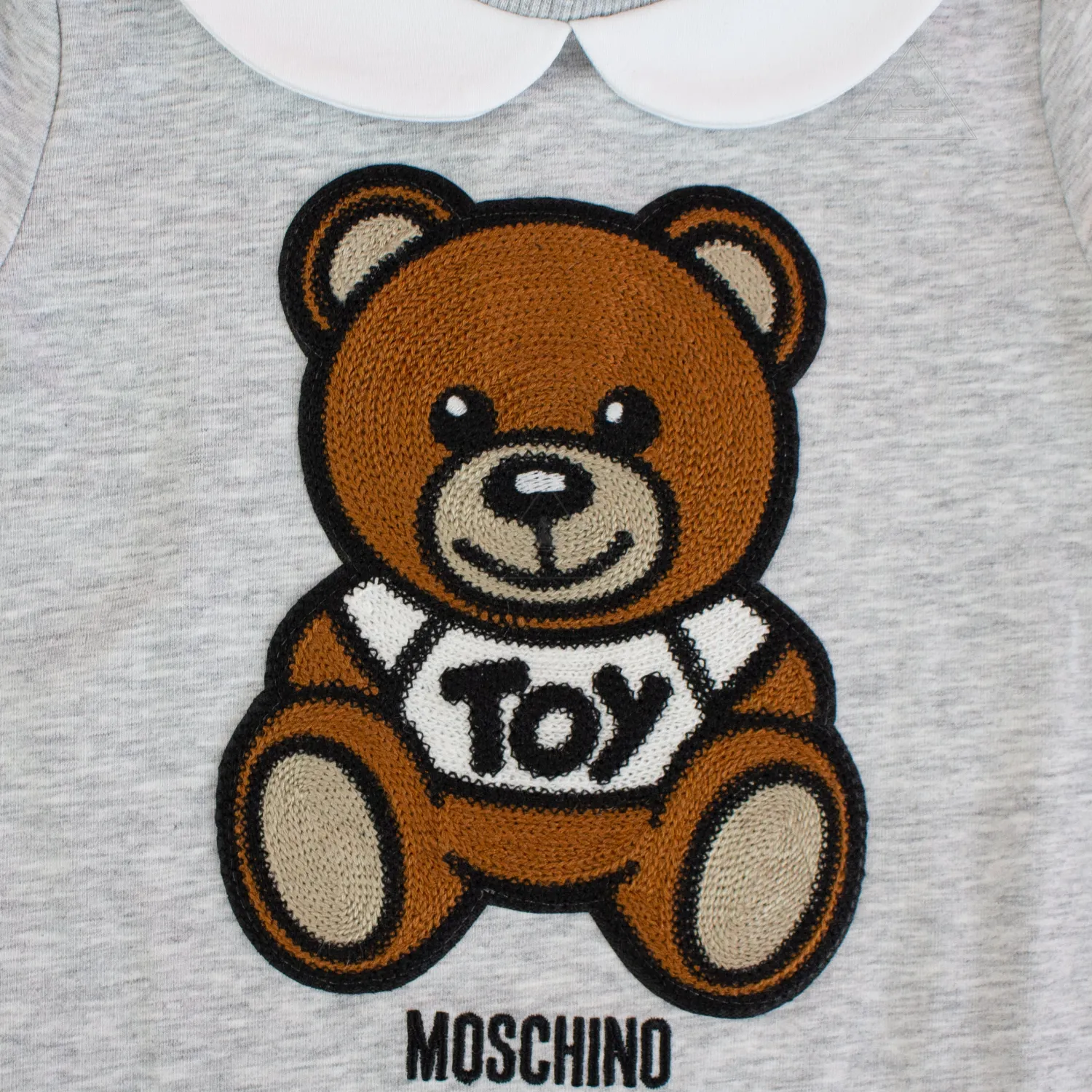 Moschino Rompers> Baby Short Sleeve Romper With Collar Bear Gift Box