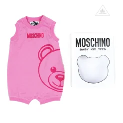 Moschino Onesies> Baby Teddy Bear Romper Gift Box