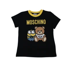 Moschino Long Sleeve T Shirts> Kid Minion & Teddy Graphic Tee