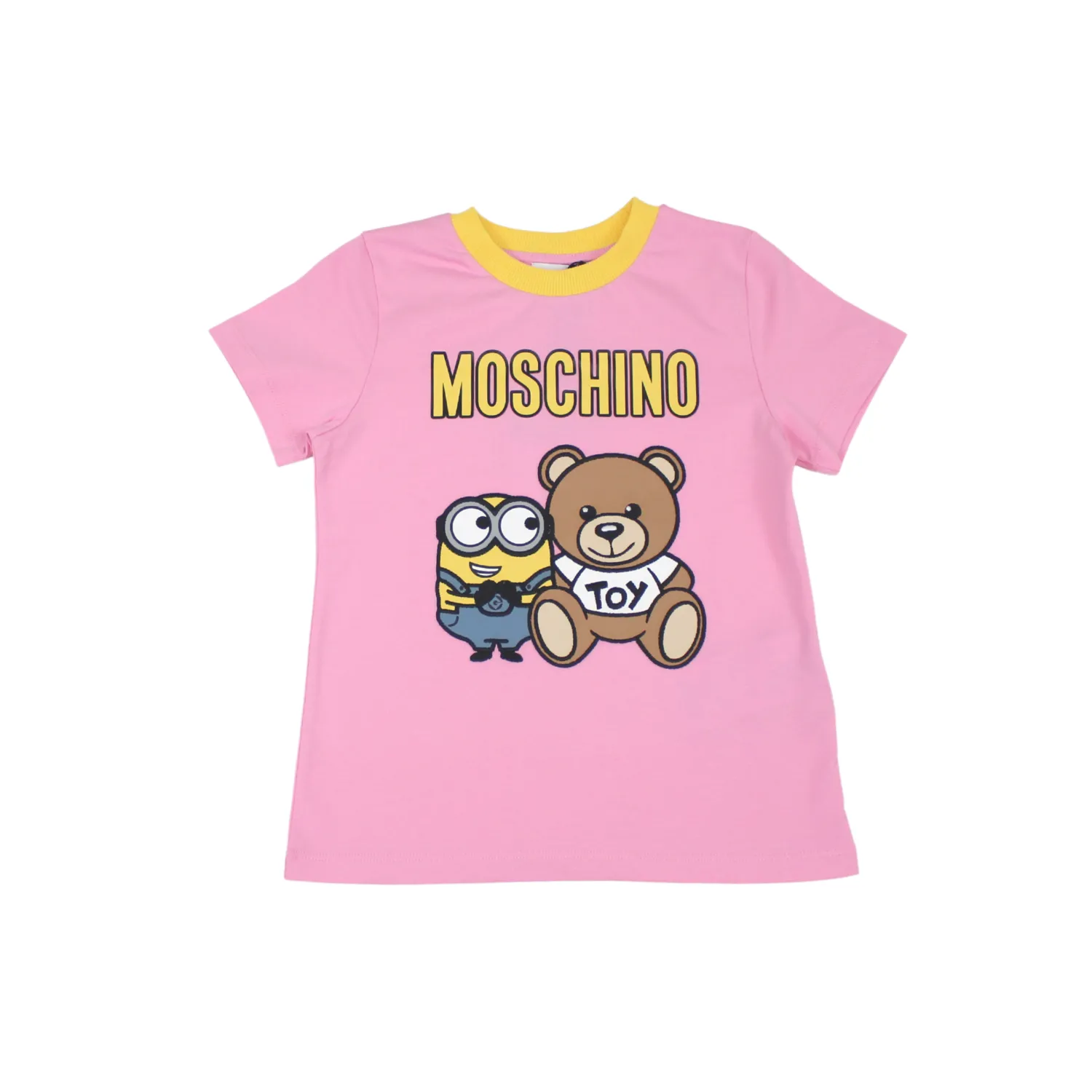 Moschino Long Sleeve T Shirts> Kid Minion & Teddy Graphic Tee