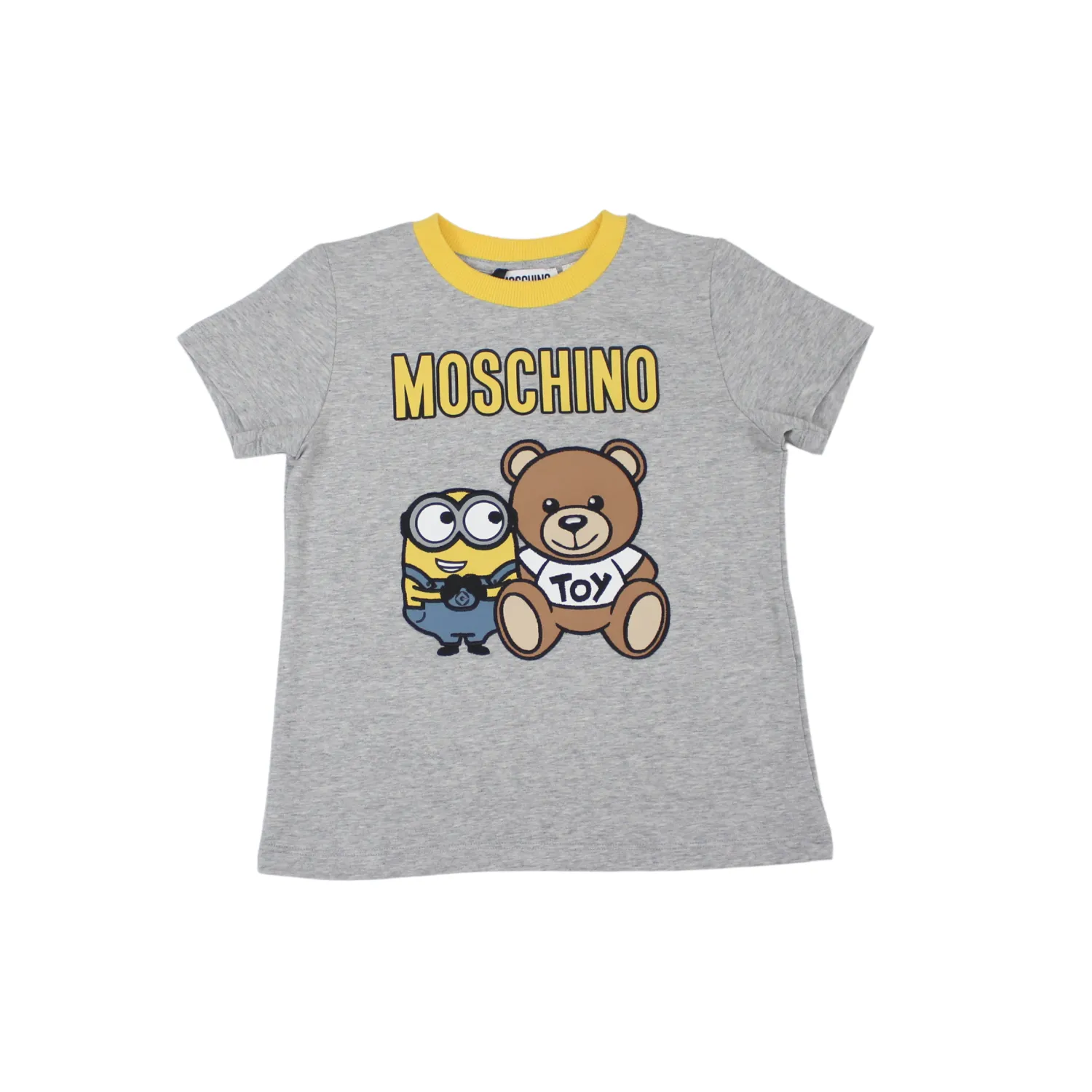 Moschino Long Sleeve T Shirts> Kid Minion & Teddy Graphic Tee