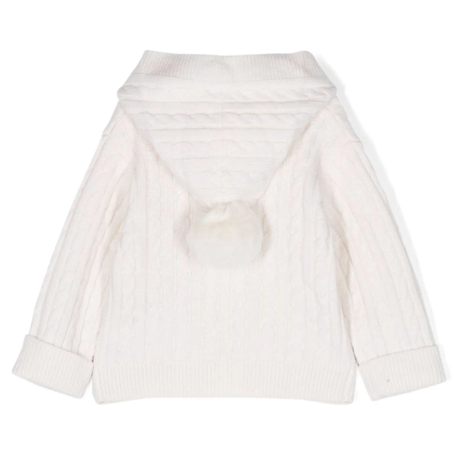 Moschino Cardigans> Kids Baby Logo-Embroidered Hooded Cardigan