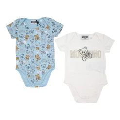 Moschino Onesies> Kids Baby Teddy Bear-Print Two-Pack Body Gift Box