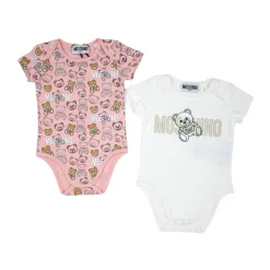 Moschino Onesies> Kids Baby Teddy Bear-Print Two-Pack Body Gift Box