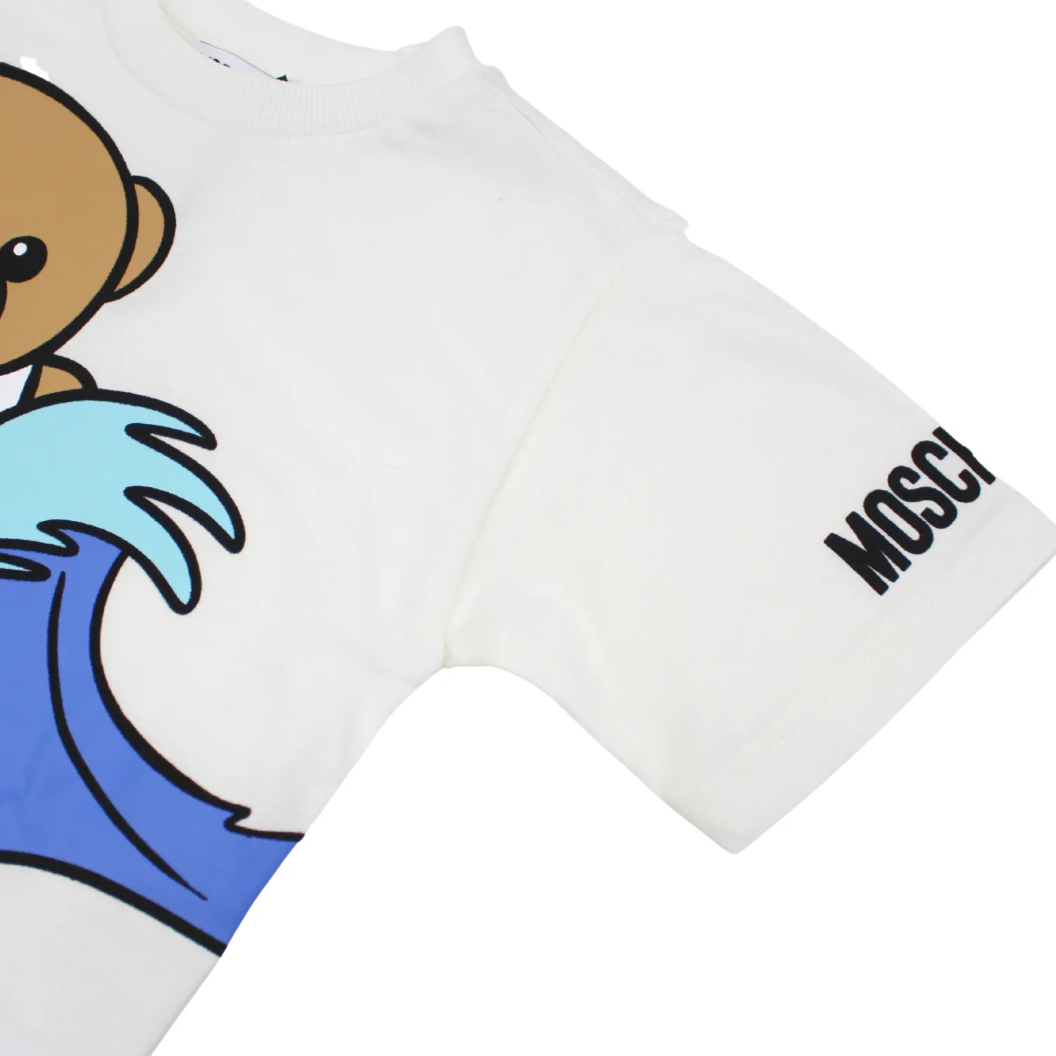 Moschino T Shirts> Kids Boys Surfer Teddy Maxi T Shirt Mini Me