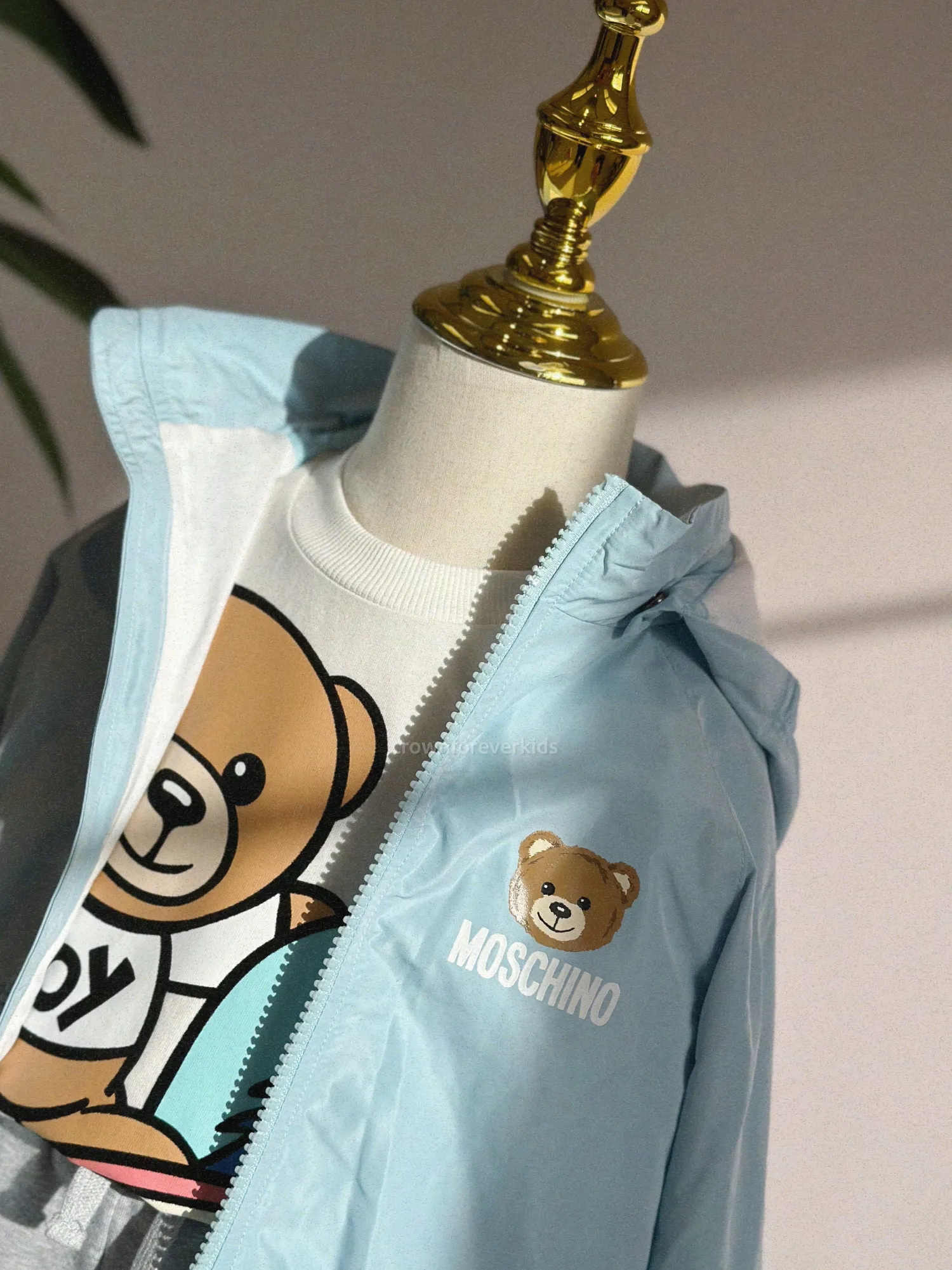 Moschino T Shirts> Kids Boys Surfer Teddy Maxi T Shirt Mini Me