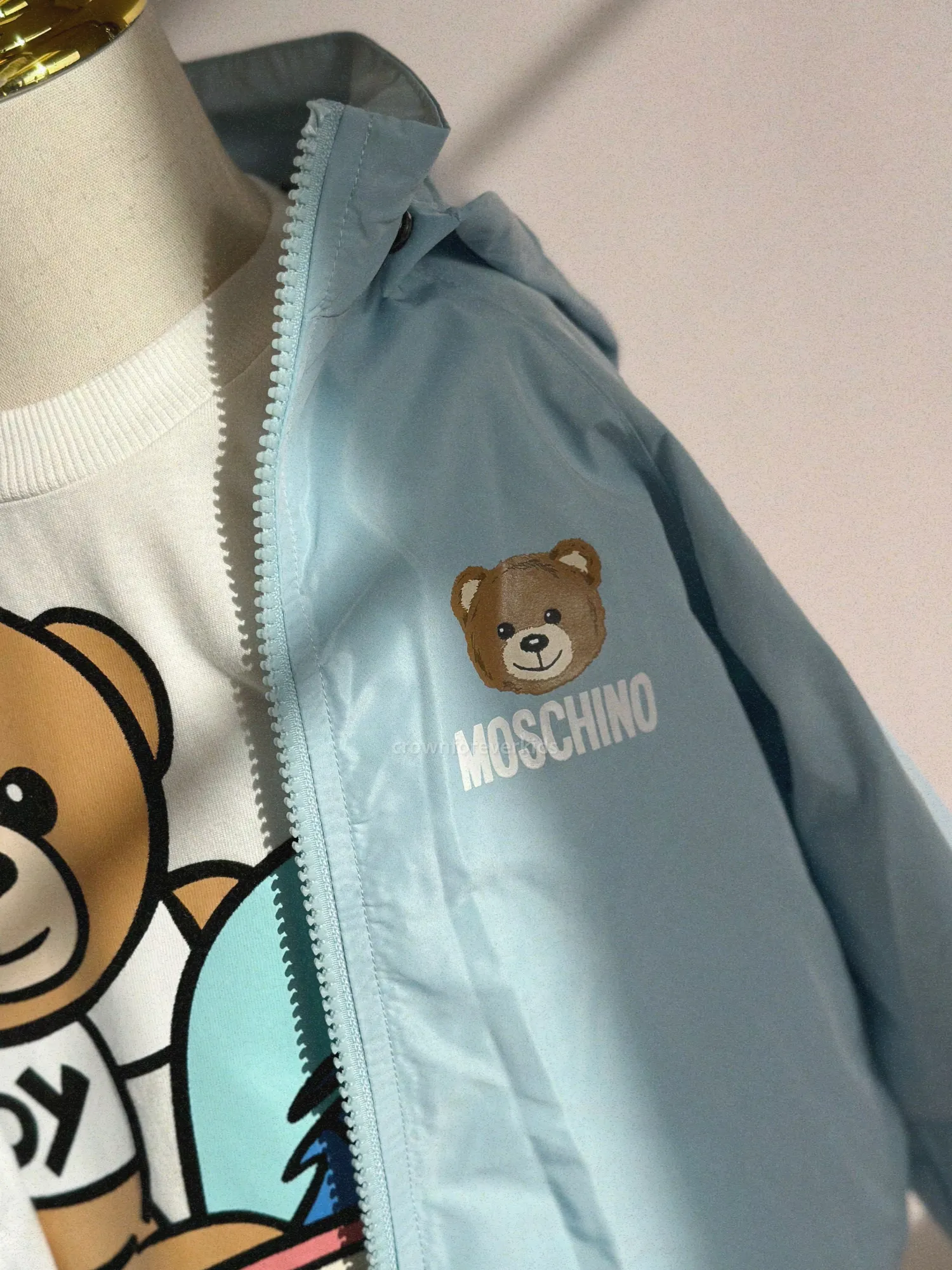 Moschino T Shirts> Kids Boys Surfer Teddy Maxi T Shirt Mini Me