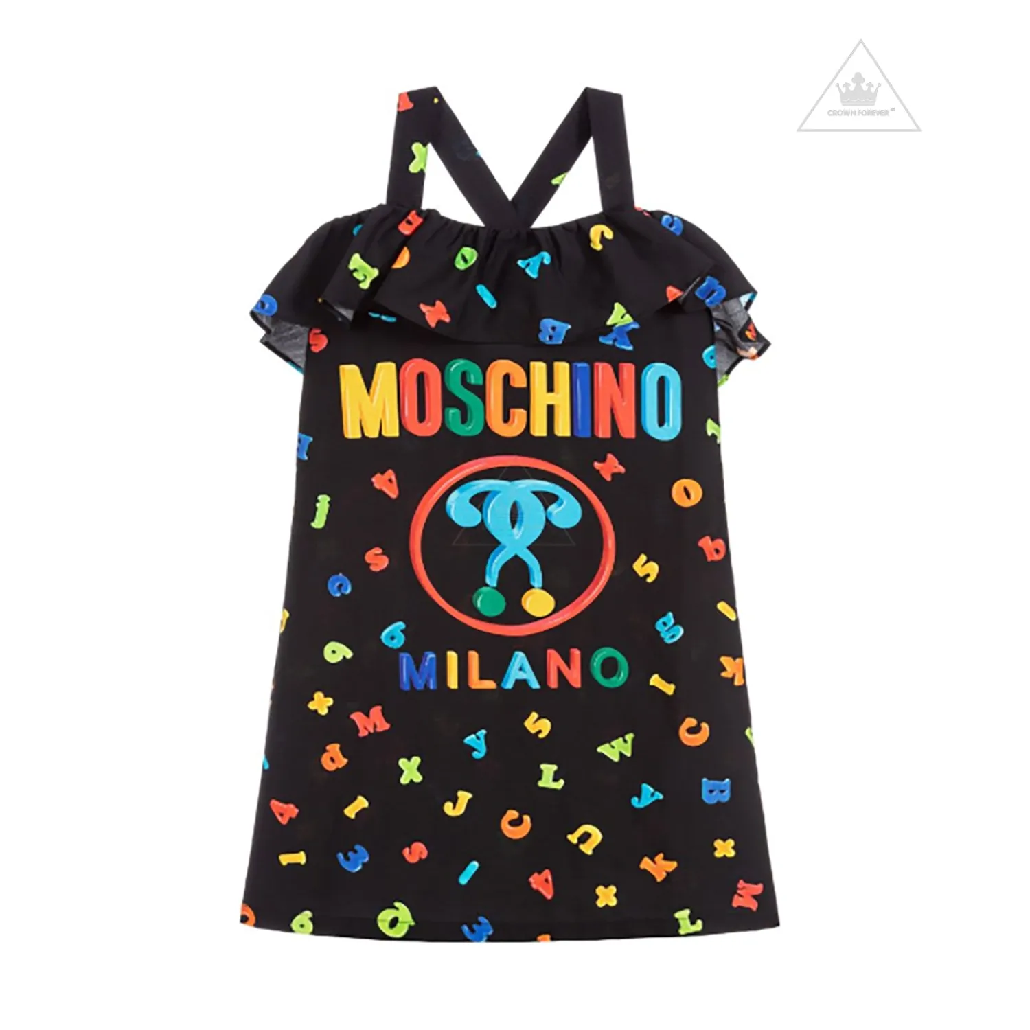 Moschino Overalls & Jumpsuits> Kids Girls Mini Me Letters Dress Black