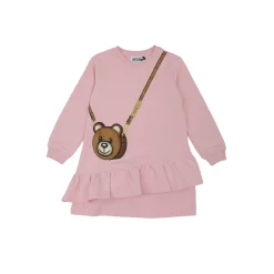 Moschino Overalls & Jumpsuits> Kids Girls Pink Teddy Bag Dress
