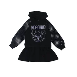 Moschino Overalls & Jumpsuits> Kids Girls Rhinestones Hoodie Dress