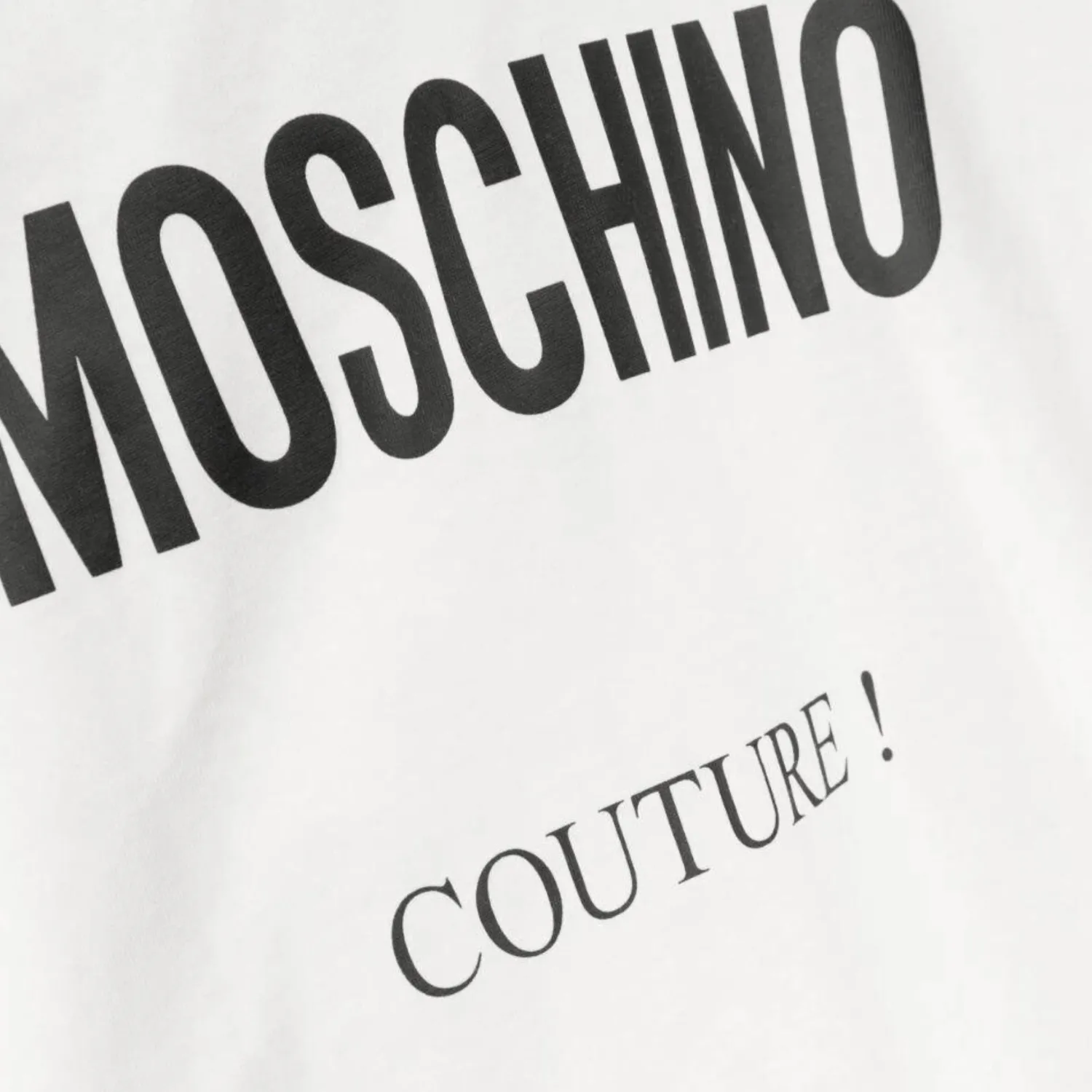 Moschino Long Sleeve T Shirts> Kids Logo Print Crew-Neck T-Shirt