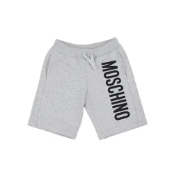 Moschino Shorts> Kids Logo Shorts Grey