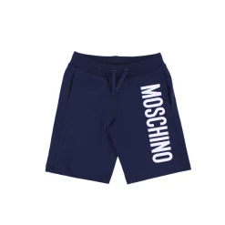 Moschino Shorts> Kids Logo Shorts Navy