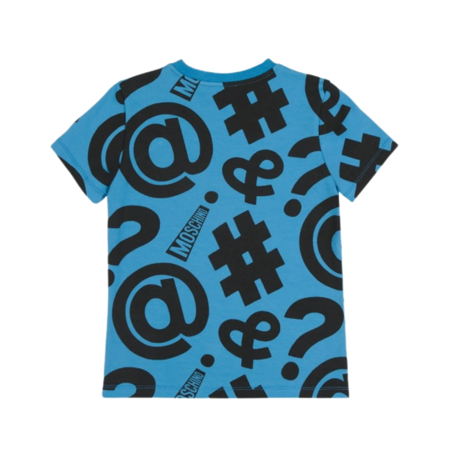 Moschino Long Sleeve T Shirts> Kids Logo Symbol T Shirt Blue