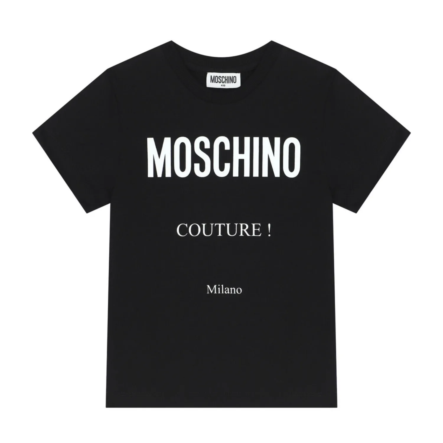 Moschino Long Sleeve T Shirts> Kids Logo-Print Crew-Neck T-Shirt