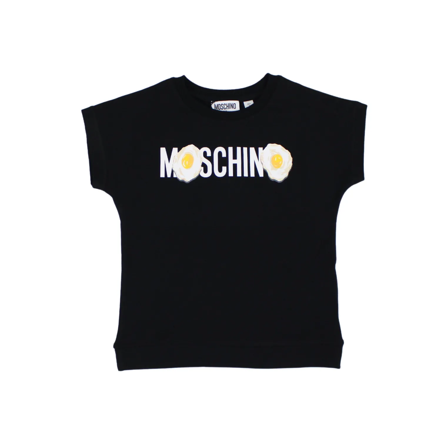 Moschino Long Sleeve T Shirts> Kids Sunnyside Eggs Logo T Shirt