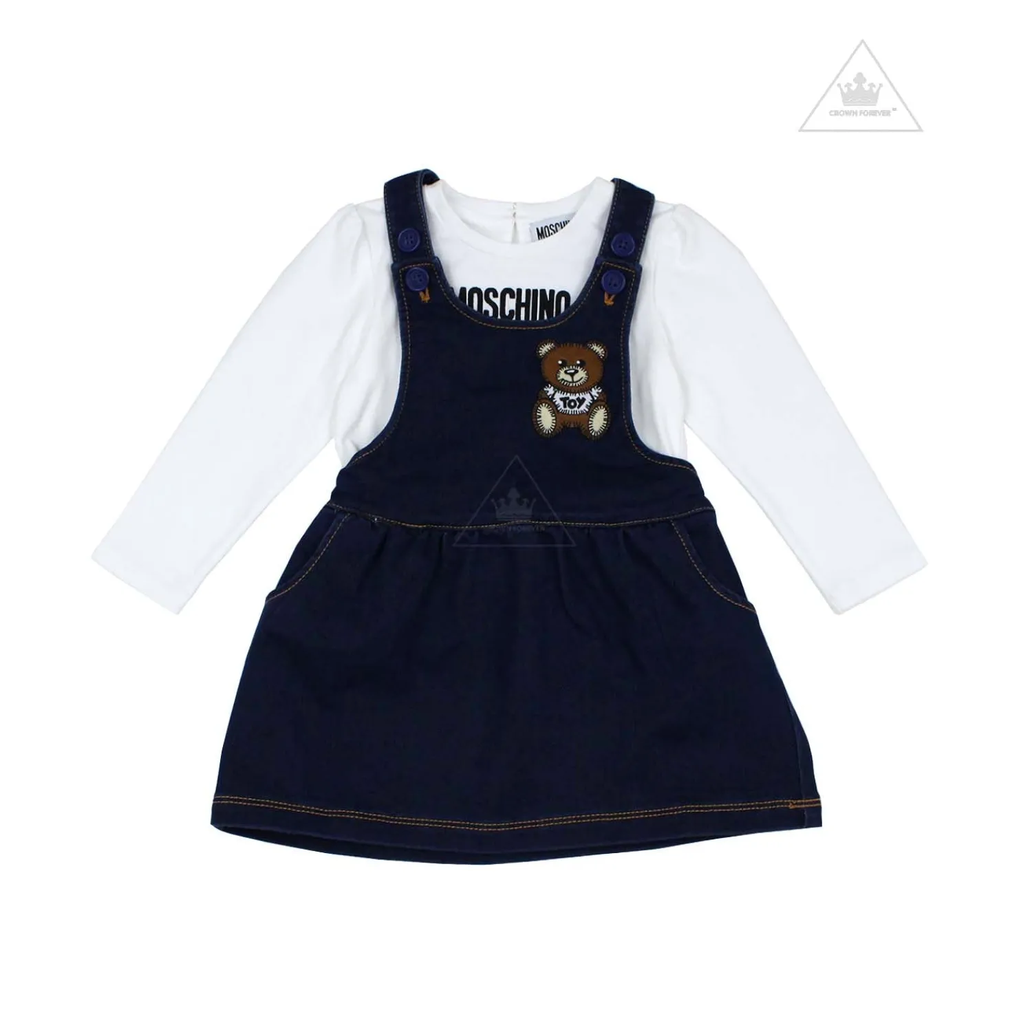Moschino Overalls & Jumpsuits> Kids T Shirt And Dress Set Cloud