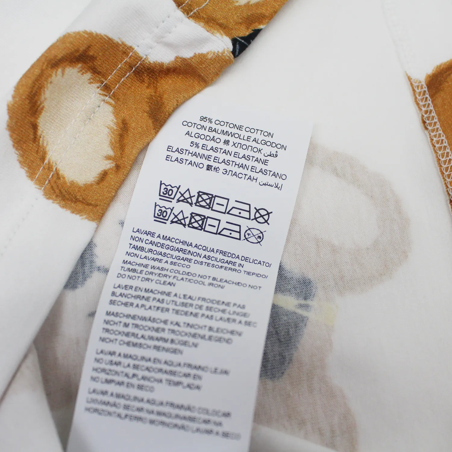 Moschino Long Sleeve T Shirts> Kids Teddy All Over Print T-Shirt