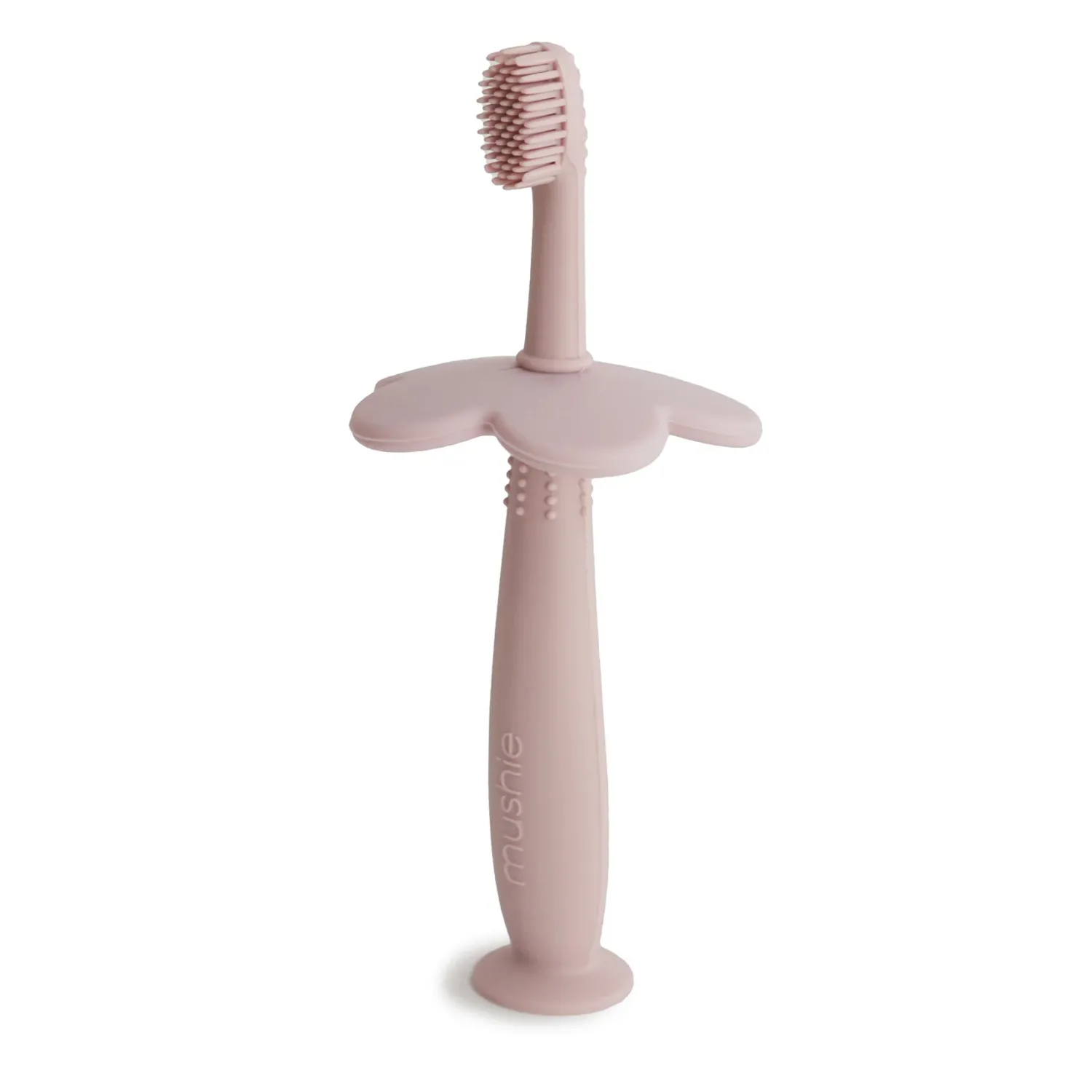 Mushie Face Masks> Flower Training Toothbrush Blush