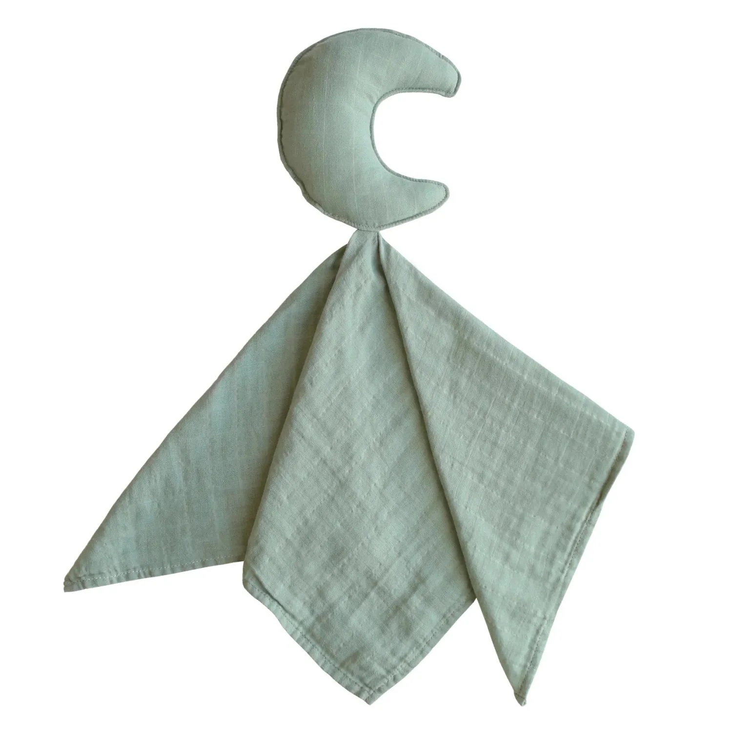 Mushie Face Masks> Moon Lovey Blanket Roman Green