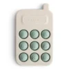 Mushie Face Masks> Phone Press Toy Cambridge Blue