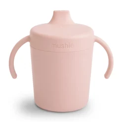 Mushie Face Masks> Trainer Sippy Cup (Blush)