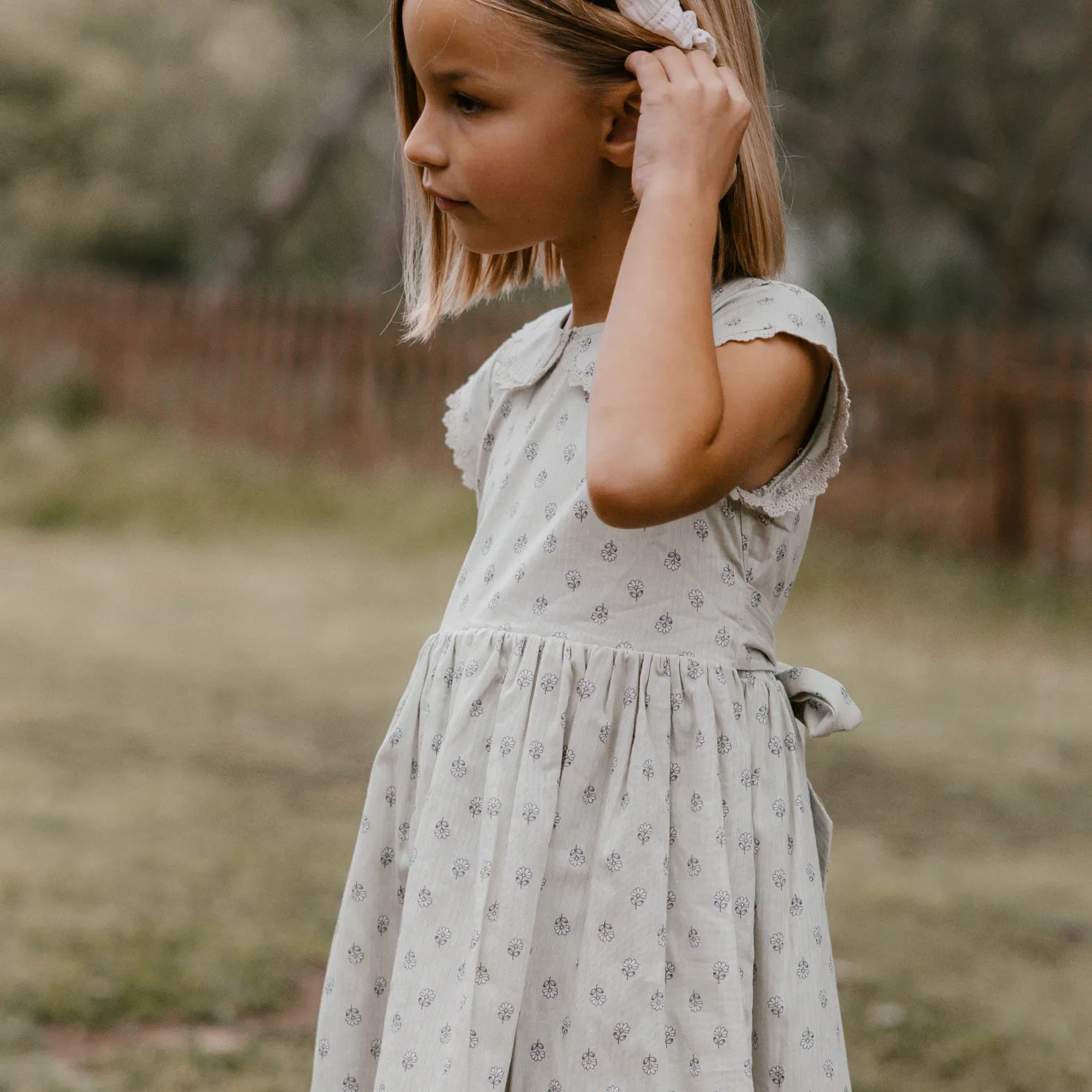 Noralee Overalls & Jumpsuits> Betty Dress Petite Flower Sage