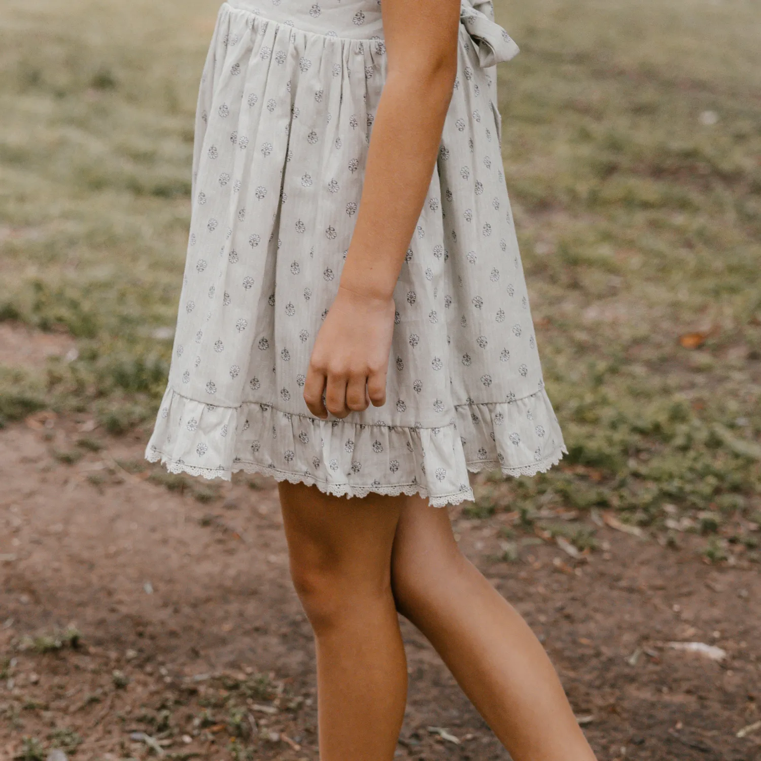 Noralee Overalls & Jumpsuits> Betty Dress Petite Flower Sage