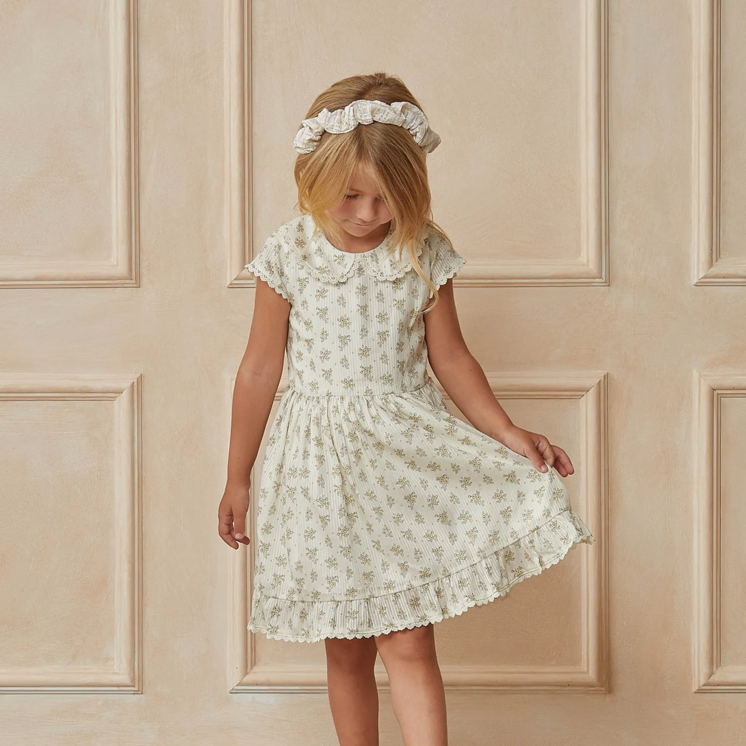 Noralee Overalls & Jumpsuits> Betty Dress Petite Flower Sage