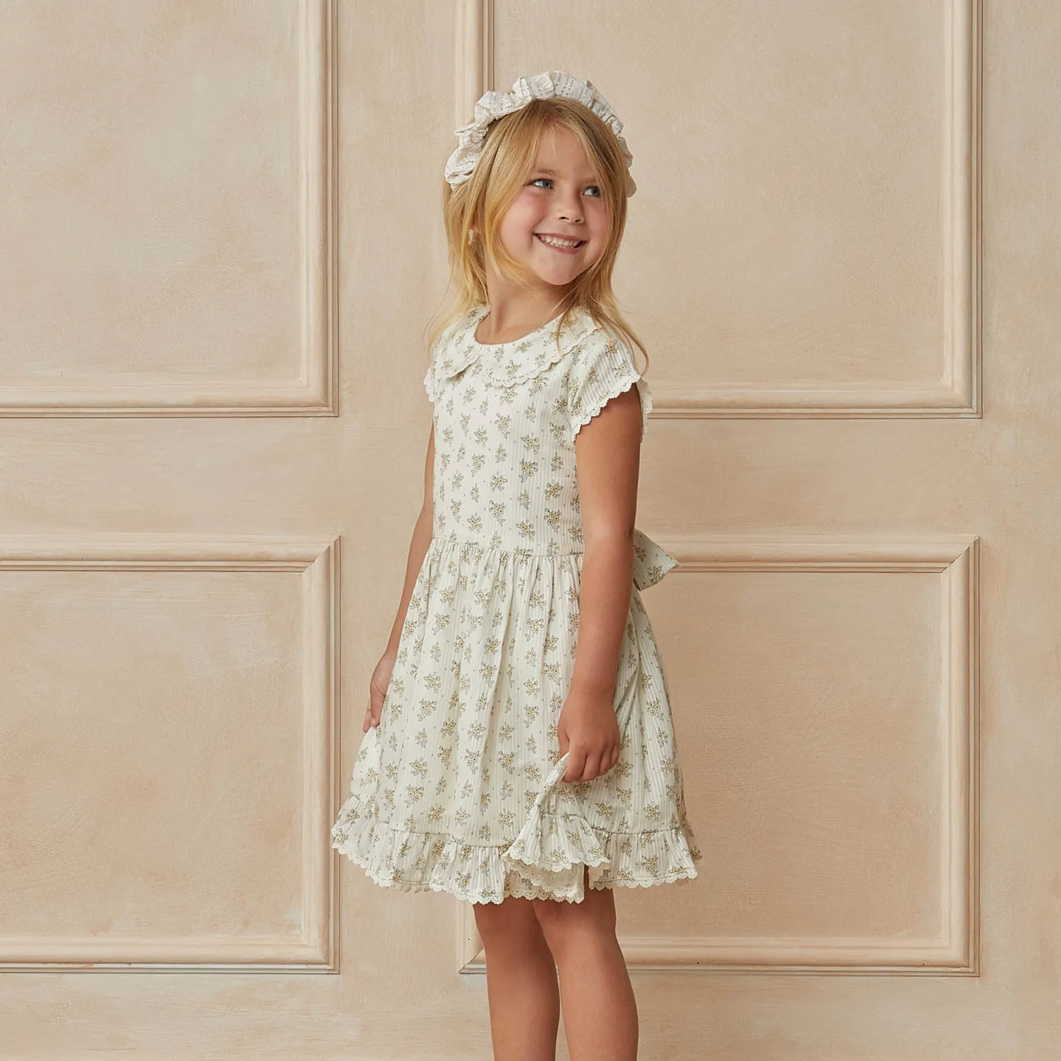 Noralee Overalls & Jumpsuits> Betty Dress Petite Flower Sage