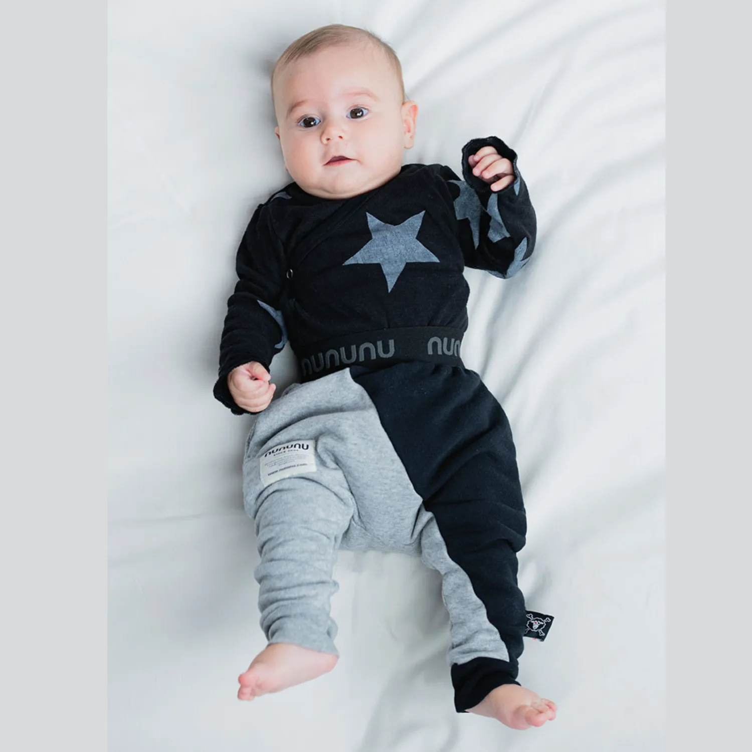 Nununu World Pants> Baby 1/2&1/2 Cuddle Baggy Pants