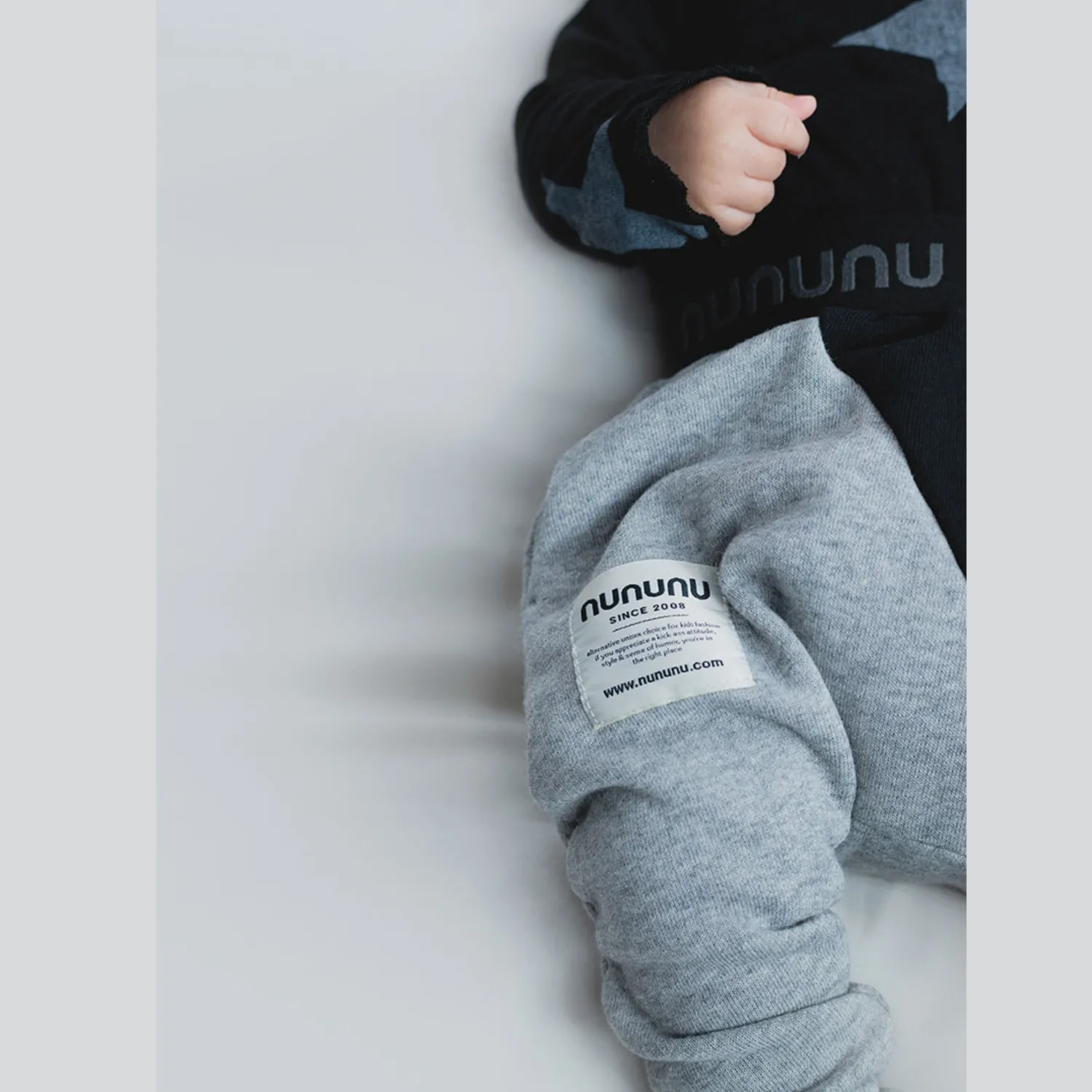 Nununu World Pants> Baby 1/2&1/2 Cuddle Baggy Pants