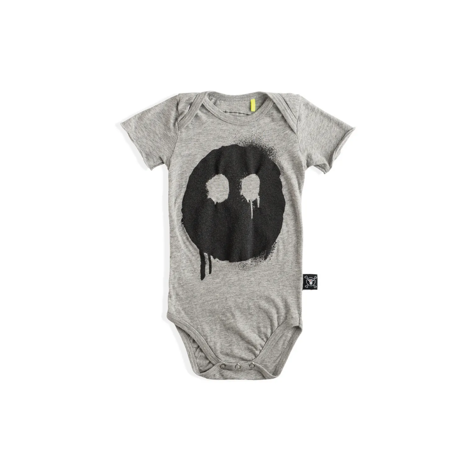 Nununu World Onesies> Baby Melting Mask Onesie Grey