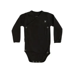 Nununu World Onesies> Baby Soft Envelope Bodysuit Black