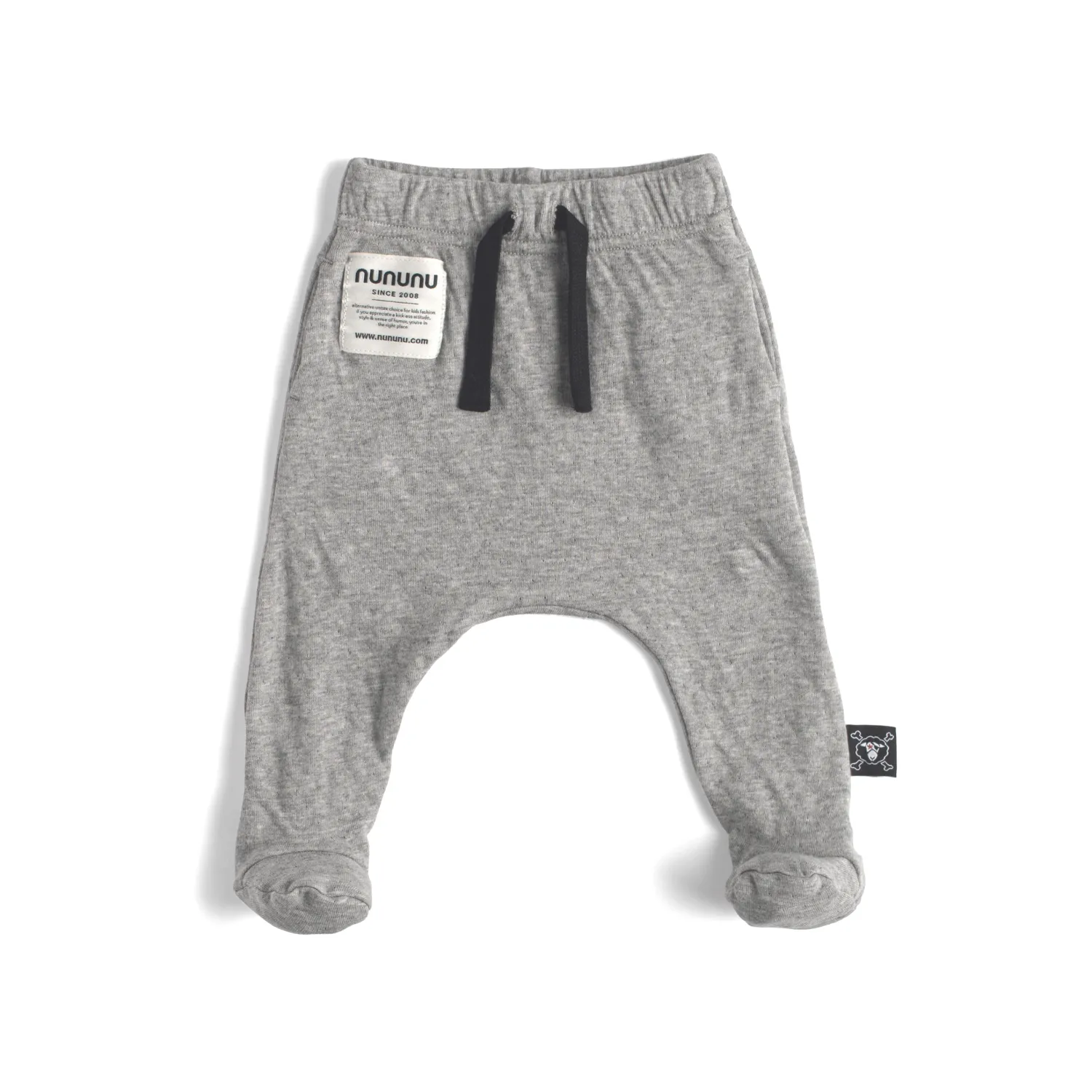 Nununu World Pants> Baby Soft Roar Footed Baggy Pants