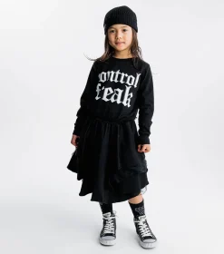 Nununu World Overalls & Jumpsuits> Control Freak Inked Dress