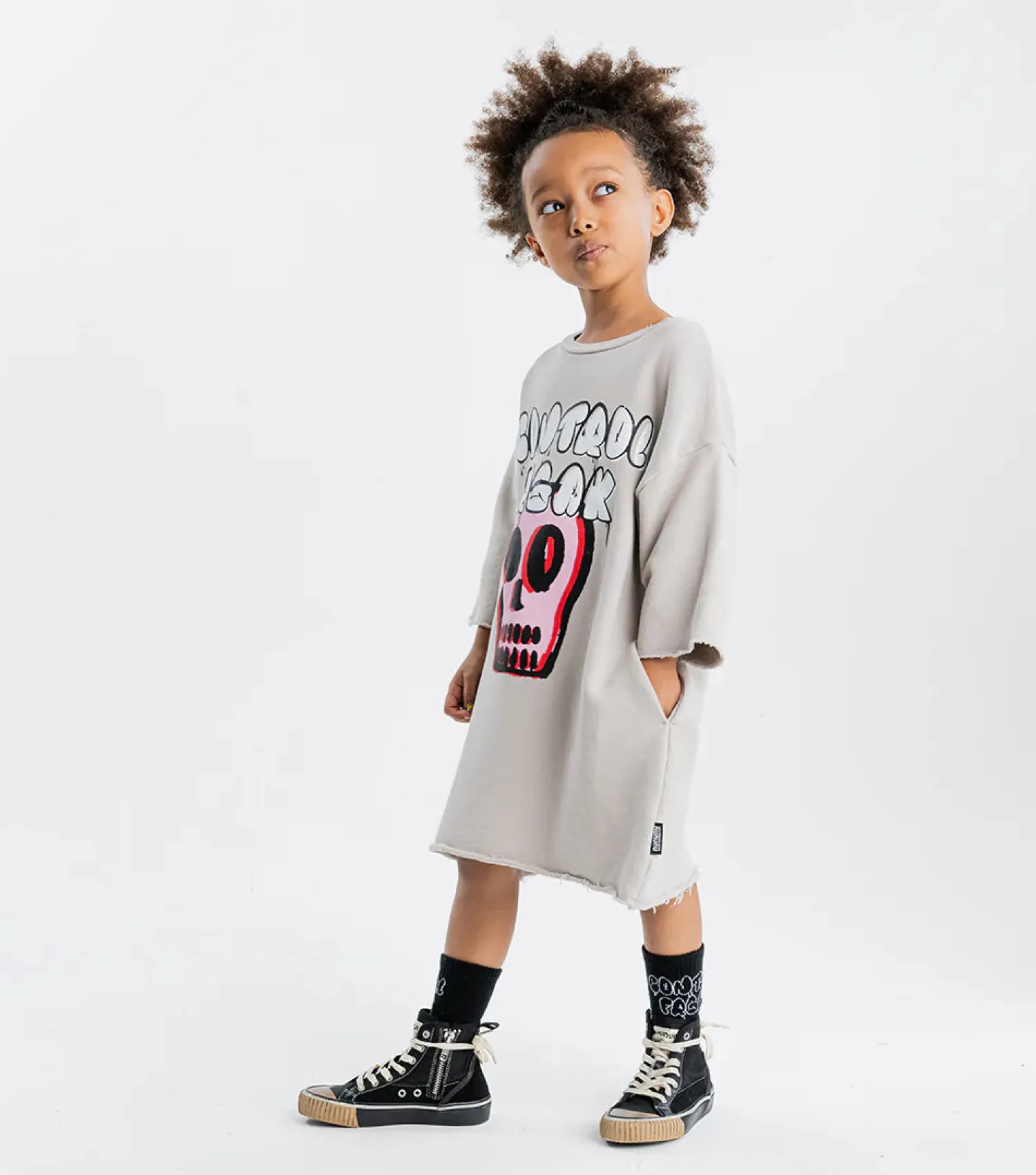 Nununu World Overalls & Jumpsuits> Dizzy Skull Sweat Dress