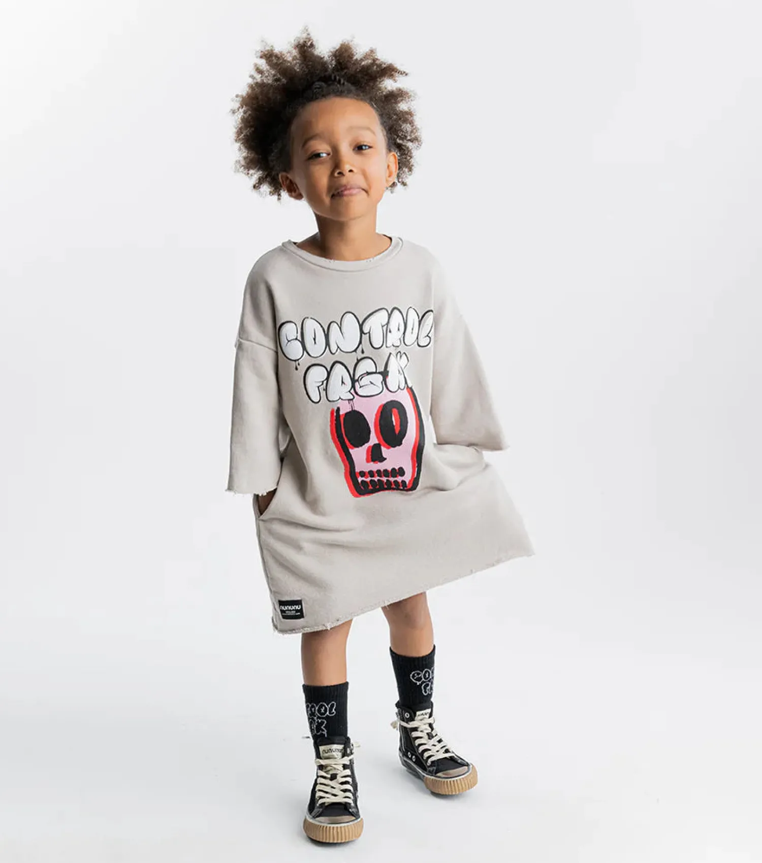 Nununu World Overalls & Jumpsuits> Dizzy Skull Sweat Dress