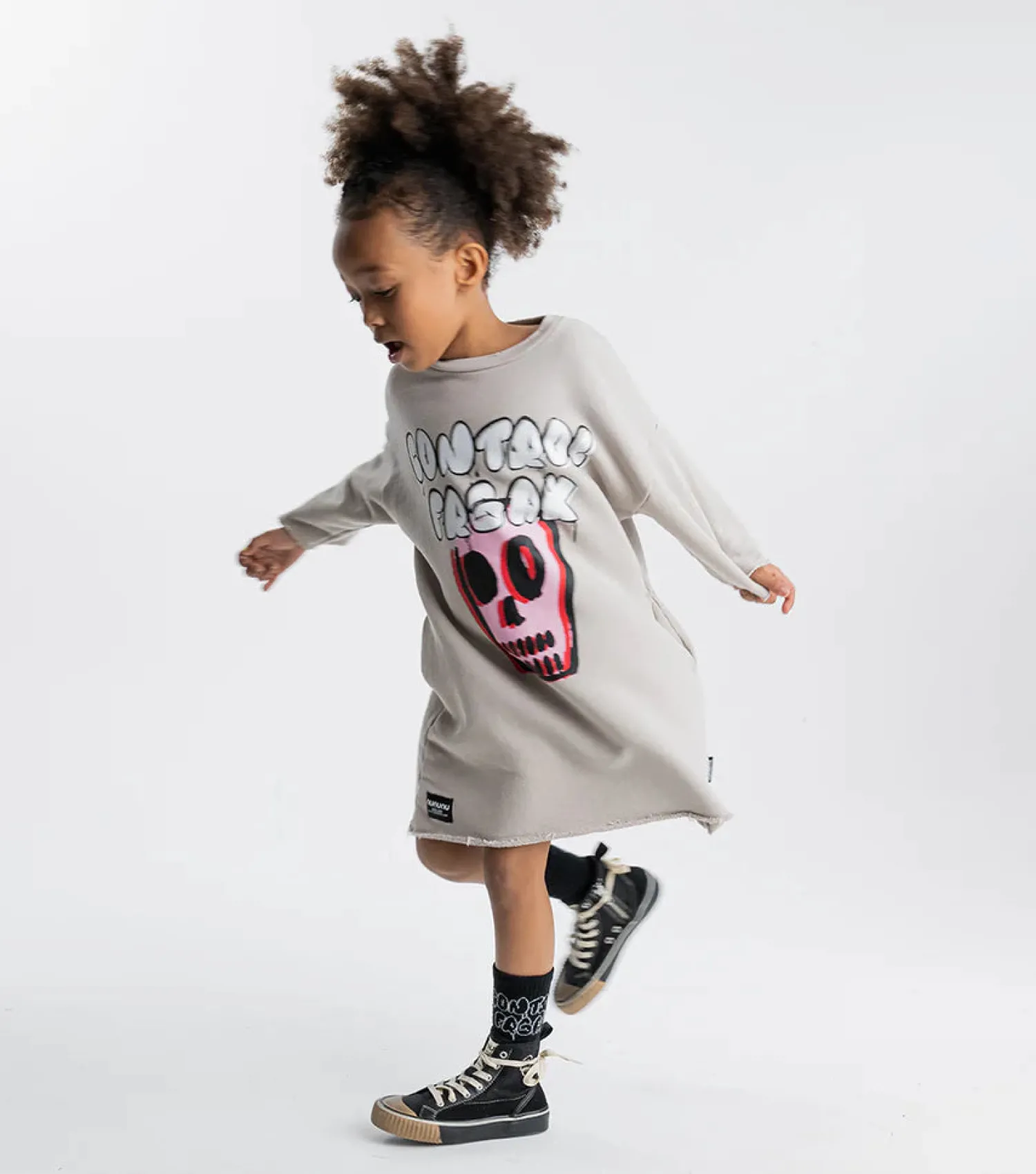 Nununu World Overalls & Jumpsuits> Dizzy Skull Sweat Dress